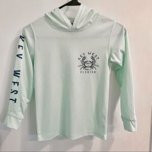 Girls Spicy Tuna Sunblock Shirt with Hood | Youth Medium
